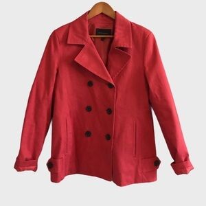 BANANA republic pop color pea coat jacket